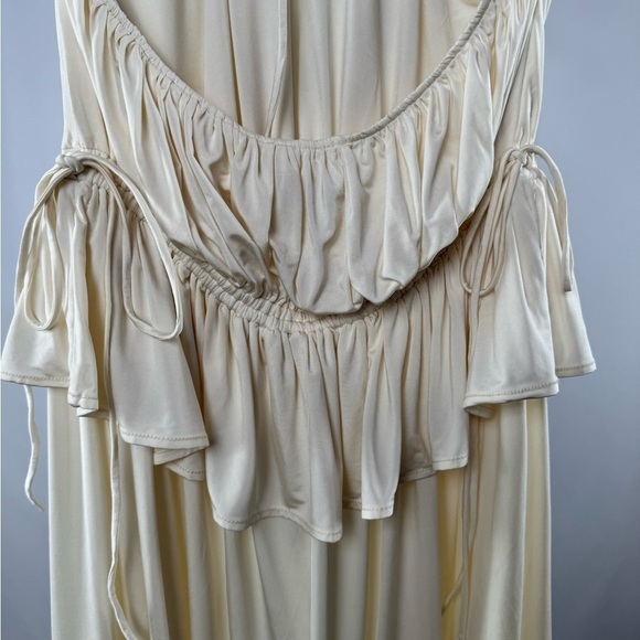 NWT L’Academie Delphi Mini Dress in Bone White Size Extra Large‎ - Picture 5 of 7